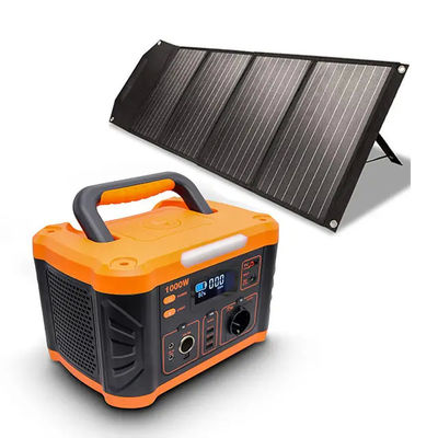 Quality  1000w Portable Generator Power Station 12KG With Solar Panel factory