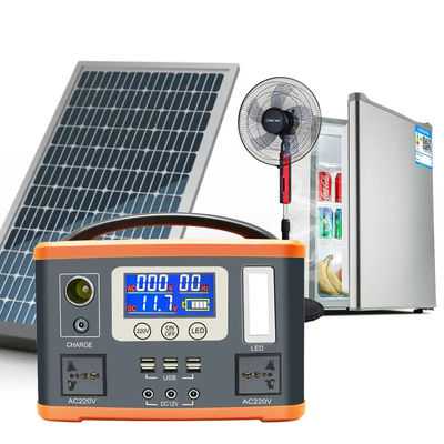 220V 500W Portable Solar Power Station High Capacity Home Power Generator