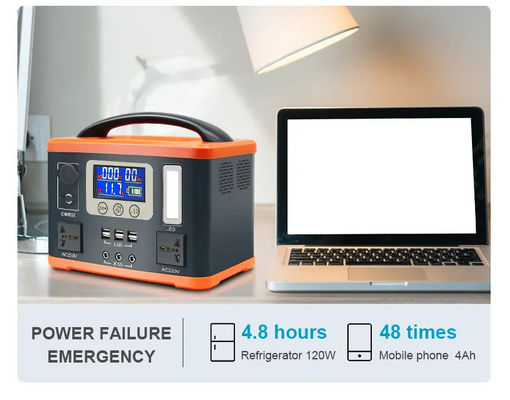 220V 500W Portable Solar Power Station High Capacity Home Power Generator