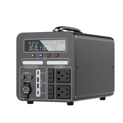 600W Portable Generator Kit Off Grid Hybrid Solar Panel Power Station