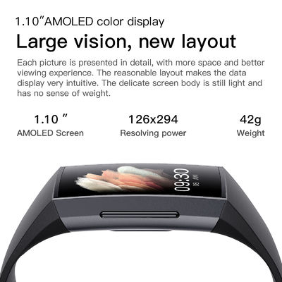 Bluetooth Fitness Bracelet Smart Watch Heart Rate Blood Pressure Monitor