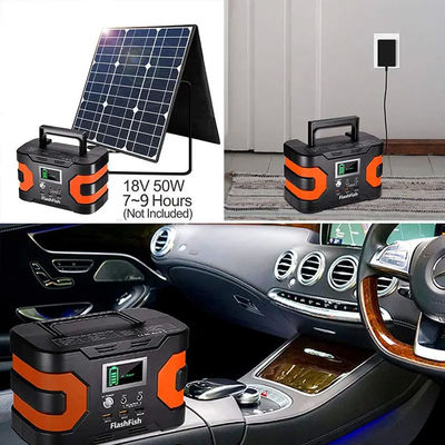 166Wh 45000mAh Portable Solar Power Station 200W 110V Peak Power Station