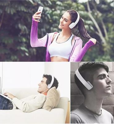 Folding Bluetooth Headset Headphones , IPX5 Waterproof True Wireless Stereo Headset