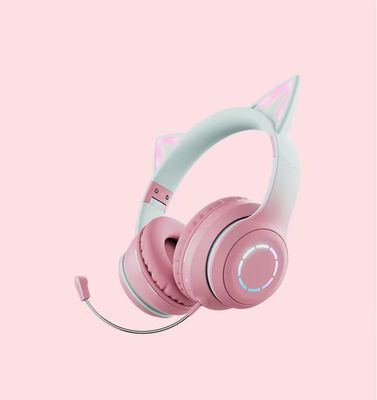 ABS Wireless Kids Earphones Luminous Bluetooth Earphones With Microphone