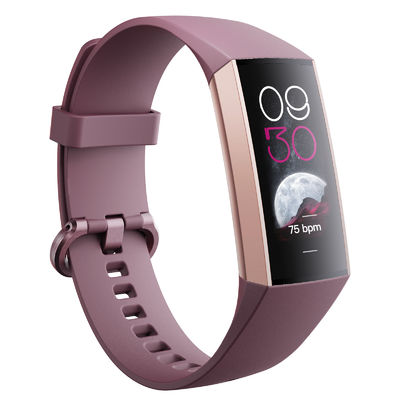 Bluetooth Smart Bracelet Heart Rate Monitor Pedometer Watch GPS Fitness Tracker 25.6g