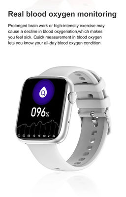 IP67 Touch Screen Smartwatch Waterproof Sport Blood Pressure Heart Rate Monitor