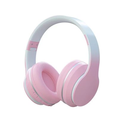 Gradient Design Colorful Noise Cancelling Microphone Headset  Cartoon Earphones