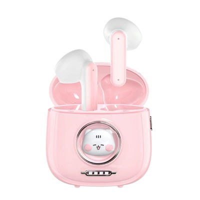 Cute ABS Bluetooth Wireless Gaming Headset With LED Battery Display Breathing Light
