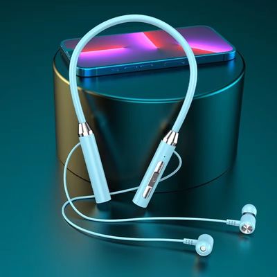 TWS Neckband Bluetooth Earphones Waterproof Magnetic Wireless Earbuds
