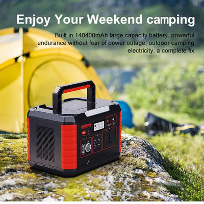 140400 MAh Emergency Portable Power Station Rechargeable 500W