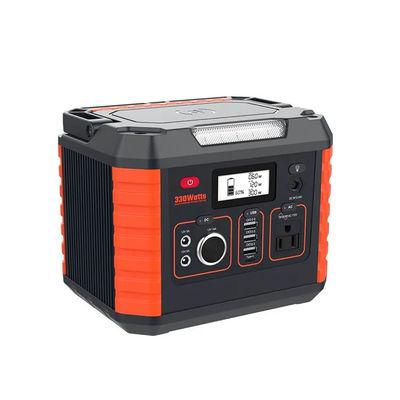 330W Portable Power Station Solar Lithium Battery Bank For Portable Power Pack
