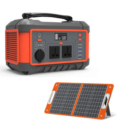 Portable Lithium Battery Power Station 600W 162Ah AC DC USB Quick Charge Solar Generator