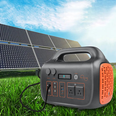 FCC ROHS Portable Electric Power Station , 1500W Solar Generator Kit DC To AC Power