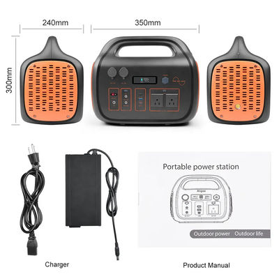 FCC ROHS Portable Electric Power Station , 1500W Solar Generator Kit DC To AC Power