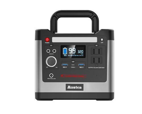 307wh Lifepo4 Lithium Portable Power Station 320W Solar Energy Systems