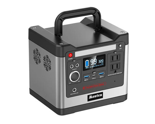 307wh Lifepo4 Lithium Portable Power Station 320W Solar Energy Systems