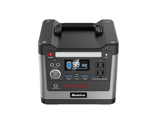 320W 110V 220V 240V Portable Solar Power Station With Dual Universal Ac Socket