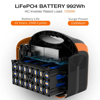 1800W Portable Power Station Lifepo4 Portable Solar Generator Kit 15kg