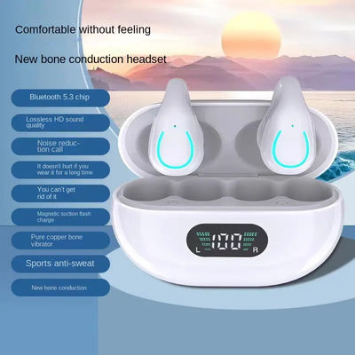 Outdoor TWS Wireless Bluetooth Earphones 300mAh Air Conduction Earbuds