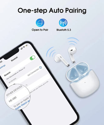 IPX7 TWS Wireless Bluetooth Earphones Type C Fast Charging Earbuds 37.2g