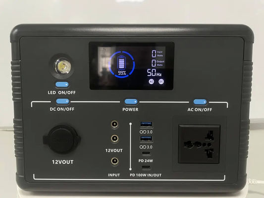 500W Lifepo4 Solar Power Station , 518wh Portable Power Station CE ROHS FCC Certificates