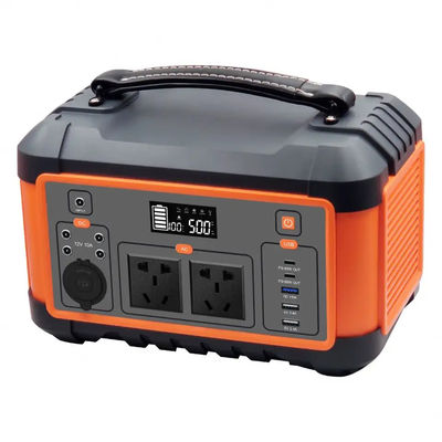 OEM LiFePO4 Portable Solar Power Station 600W AC Output For Blackout Emergency Rescume