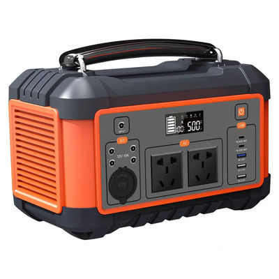 OEM LiFePO4 Portable Solar Power Station 600W AC Output For Blackout Emergency Rescume