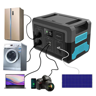 1500W 1380Wh Portable Emergency Power Supply Battery Pure Sine Wave