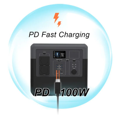 LiFePo4 Large Capacity Power Station 2580Wh For Super Hiking Camping