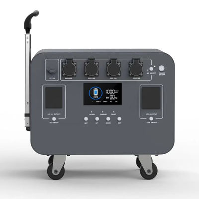 5000W Outdoor Rechargeable Power Station With Grade A+ LiFePO4 Lithium Ion Batteries