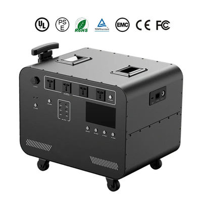 5000W Outdoor Rechargeable Power Station With Grade A+ LiFePO4 Lithium Ion Batteries