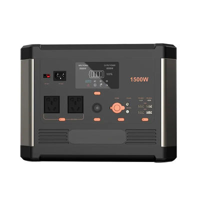 Emergency Camping Portable Power Station 1500w 1536wh Lifepo4 Power Station