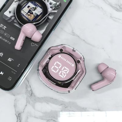 Wireless Earbuds Bluetooth Headphones 48.5 Hrs Playtime With LED Digital Display